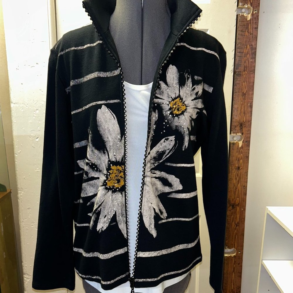 sunflower zip sweater